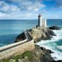 Brittany lighthouse way blue ocean