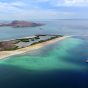 Mexico bay and island crystalline waters and yachts