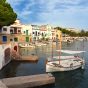 Spanish marina and port boats