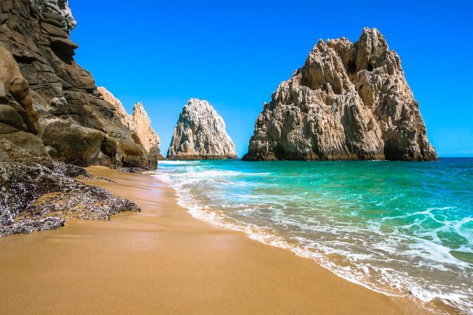 Sea of Cortez landscape sea and rocks