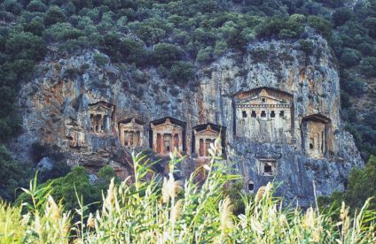 Kaunos King Tombs in Dalyan, Turkey