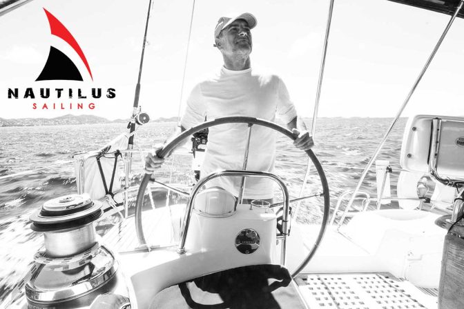 Nautilus sailor at the helm